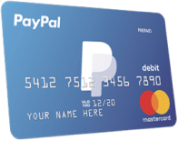 Tarjeta de débito PayPal*