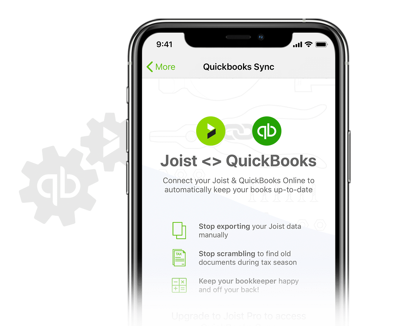 Joist and Quickbooks Integration Joist to Quickbooks Integration
