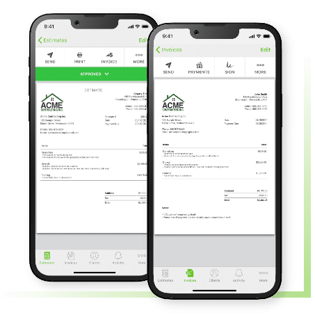image of joist general construction contractor invoicing software app