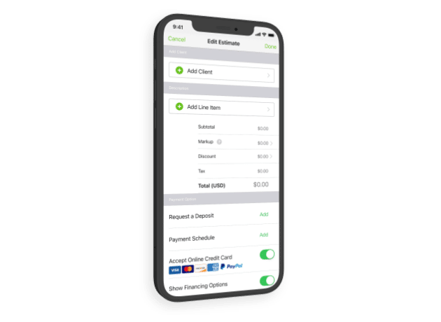 joist estimates on mobile device