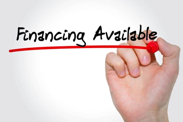 hand writing financing available