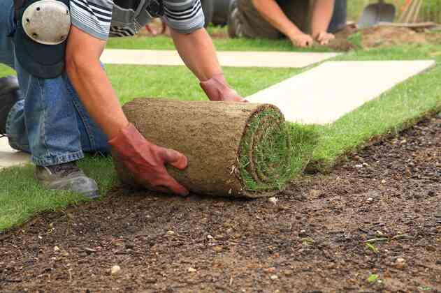 landscaping work