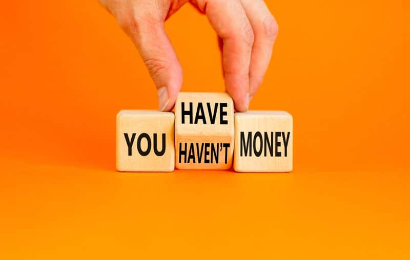you have money you havent money dice
