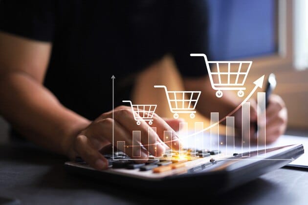 percentage of sales increasing