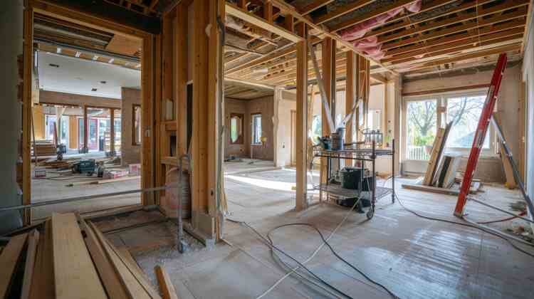 House in construction