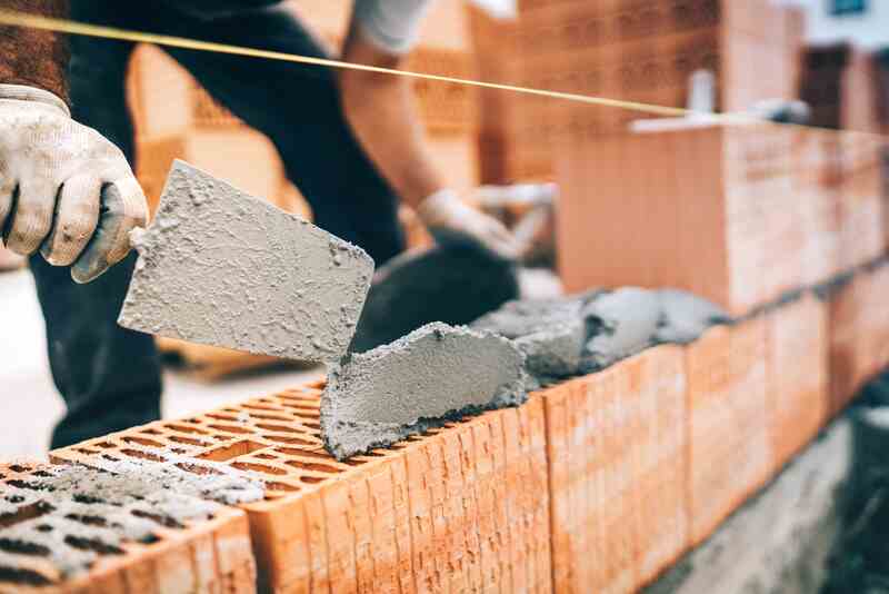 Close up of construction worker details