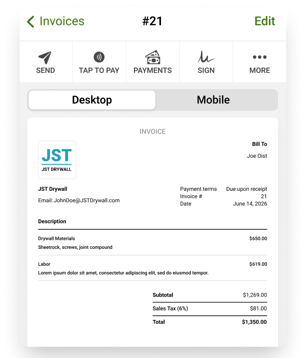 Invoices