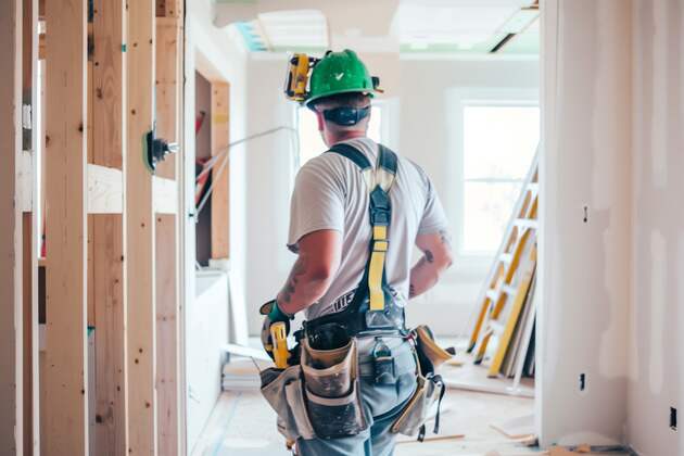 subcontractor at work