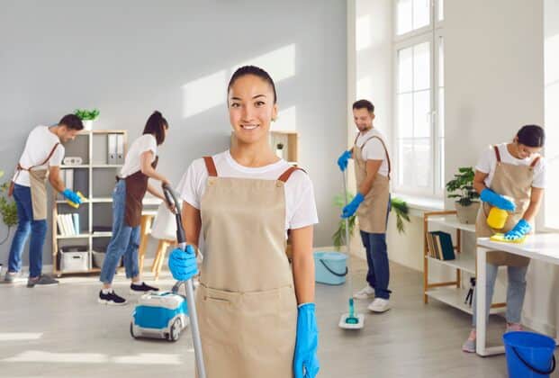 woman starting cleaning business